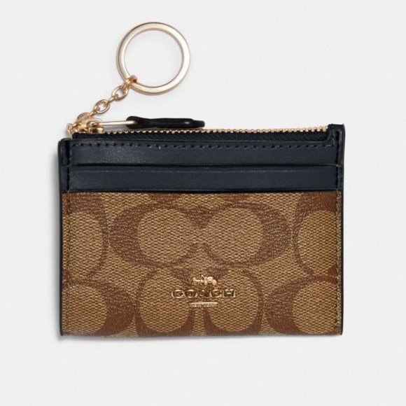 Coach Handbags - 💝💝2x Host Pick💝💝 NEW Coach Mini Skinny Id Case In Signature Canvas